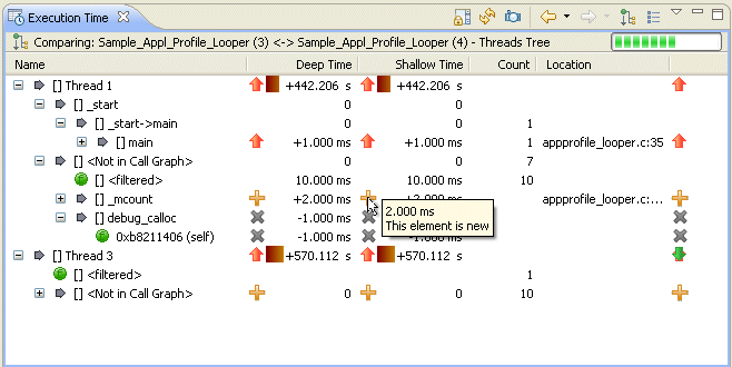 Tooltip for a new element