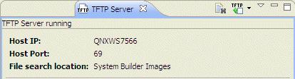 TFTP Server view